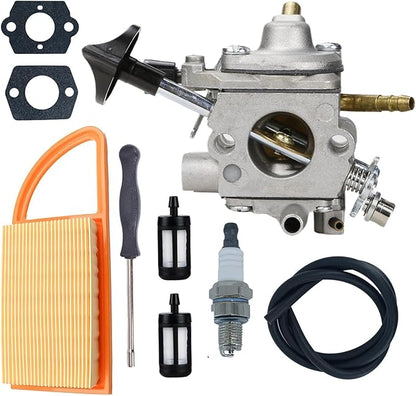 BR600 Carburetor Carb Kit for Stihl BR500 BR550 BR600 BR700 BR 500 550 600 700 Backpack Leaf Blower Replaces Zama C1Q-S183 4282-120-0606 Parts - with Air Filter Spark Plug Kit