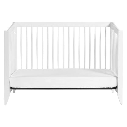Babyletto Sprout 4-in-1 Convertible Crib with Toddler Bed Conversion Kit in White, Greenguard Gold Certified