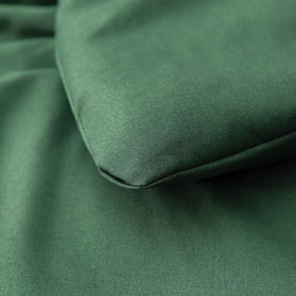 Emerald Full Size Comforter 3PCS Microfiber Full Size Comforters Set for All Season Boho Dark Green Comforter for Women and Men Soft Lightweight Bed Comforter Set