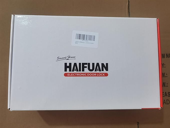 HAIFUAN M20 Bluetooth Digital Lock,Unlock with Fingerprints, Cards, Codes, App (Compatible with Alexa) (for Left Hand Doors Only)