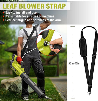 SEYVUM 580CFM MAX Leaf Blower Cordless with 5.0 Battery & Fast Charger, 3-Speed Dial 20V Electric Leaf Blower for Lawn Care, Battery Powered Leaf Blower Lightweight for Patio, Yard, Snow