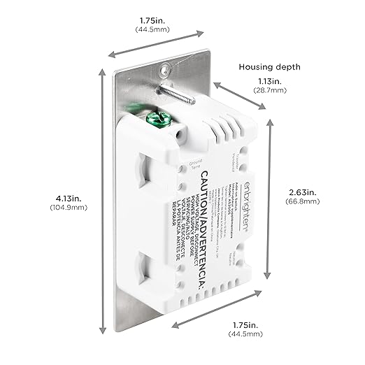 GE Enbrighten Add-On Switch QuickFit and SimpleWire, In-Wall Paddle, Z-Wave ZigBee Wireless Smart Lighting Controls, Latest Version, NOT A STANDALONE Switch, 46199
