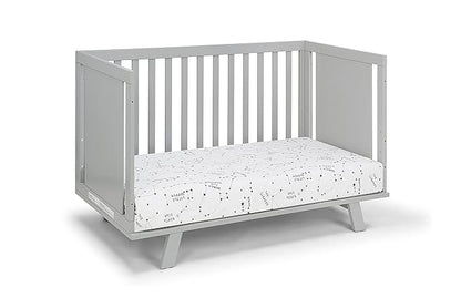 Suite Bebe Livia Convertible Crib in Gray & Gray