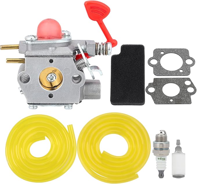 Hipa 545081855 Carburetor for Poulan Pro BVM200C P200C Husq GBV325 P325 Craftsman 25Cc Blower Walbro WT-875 WT-875A Carb with 545116801 Air Filter Tune-Up Kit