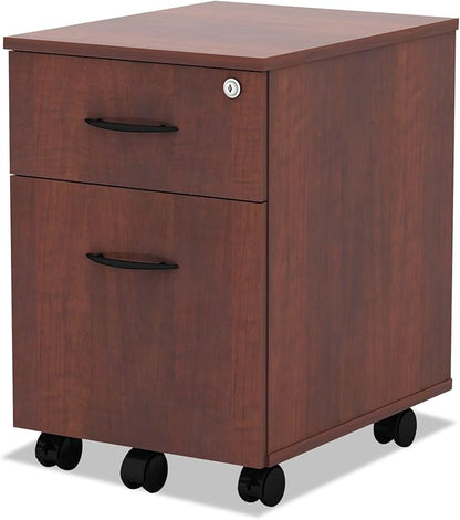 Alera ALEVABFMC Valencia Series Mobile B/f Pedestal, 15 7/8 X 19 1/8 X 22 7/8, Med. Cherry