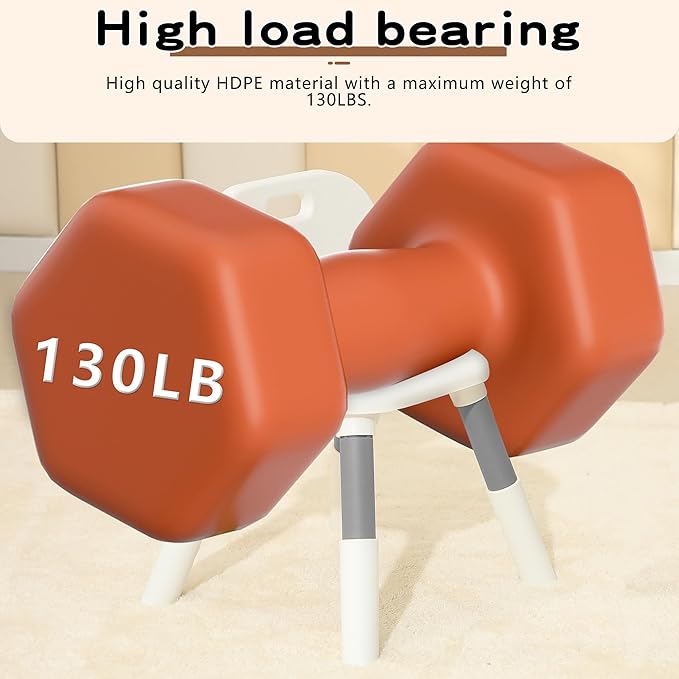 3 Level Height Adjustable Kids Chairs Plastic Preschool Chair Durable and Lightweight Child Chair with a Maximum Load Capacity of 220 pounds Suitable for Day Care, Classroom, and Home (2-Pack Grey)