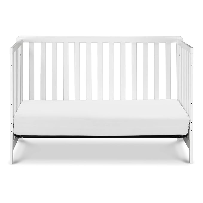 Carter's by DaVinci Colby 4-in-1 Low-Profile Convertible Crib in White, Greenguard Gold Certified