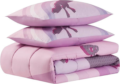 Kids Bedding Set Bed in a Bag for Boys and Girls Toddlers Printed Sheet Set and Comforter, Twin, Unicorn Forever