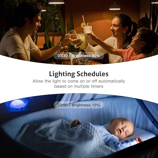 TREATLIFE Smart Dimmer Switch 4 Pack, Smart Light Switch Works with Alexa and Google Assistant, Neutral Wire Needed, 2.4Ghz Wi-Fi, Schedule, Remote Control, Single Pole, FCC Listed