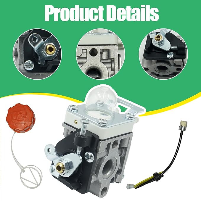 A021004700 A021000722 A021000723 New Carburetor Kits with Air Filter Fits for Echo PB-2520 Leaf Blower Replaces A021004700 A021000722 A021000723