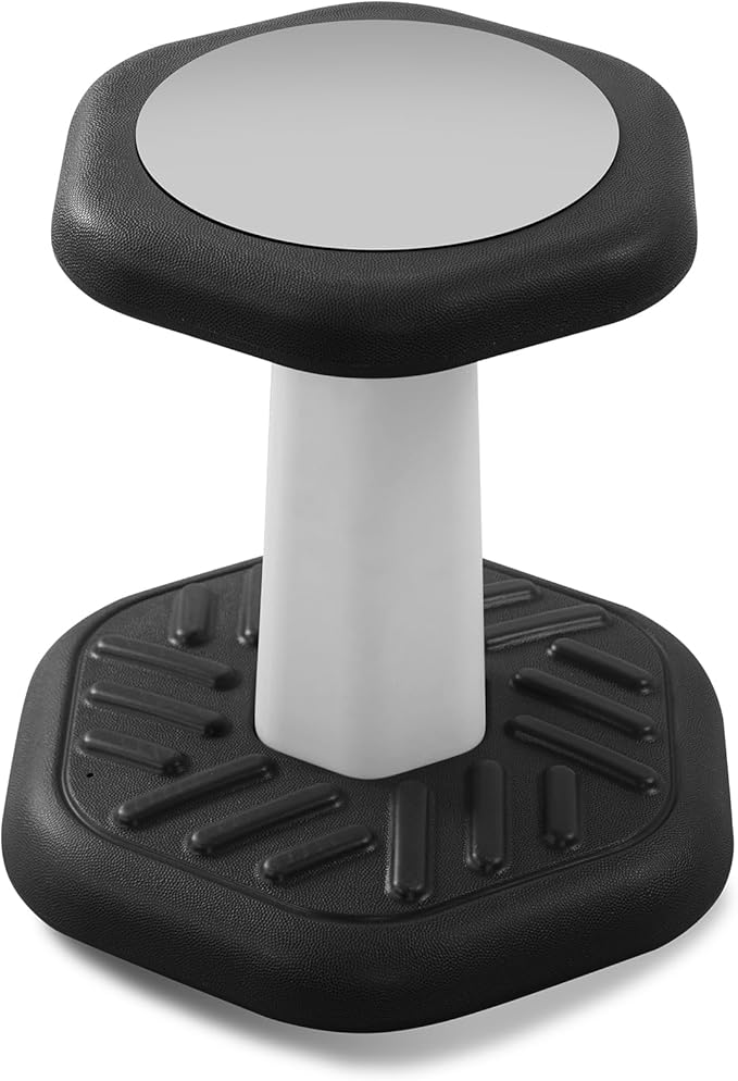 Wobble Chair for Kids, Wiggle Stool Flexible Seating Classroom, Improves Focus& Attention, Posture & ADHD Chair, Ages 3-8