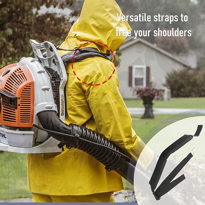 4 Pack 511758401 Backpack Blower Shoulder Straps Compatible with RedMax Models EBZ8500 EBZ7500 EBZ6500 EBZ5150, Replaces 521678901