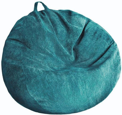 Bean Bag Chair Cover (No Filler) Stuffed Animal Storage Bean Bag Cover Pets Dogs/Cats Lazy Beds. Washable Ultra Soft Corduroy Stuffed for Organizing Plush Toys or Textile, Sack Bean Bag