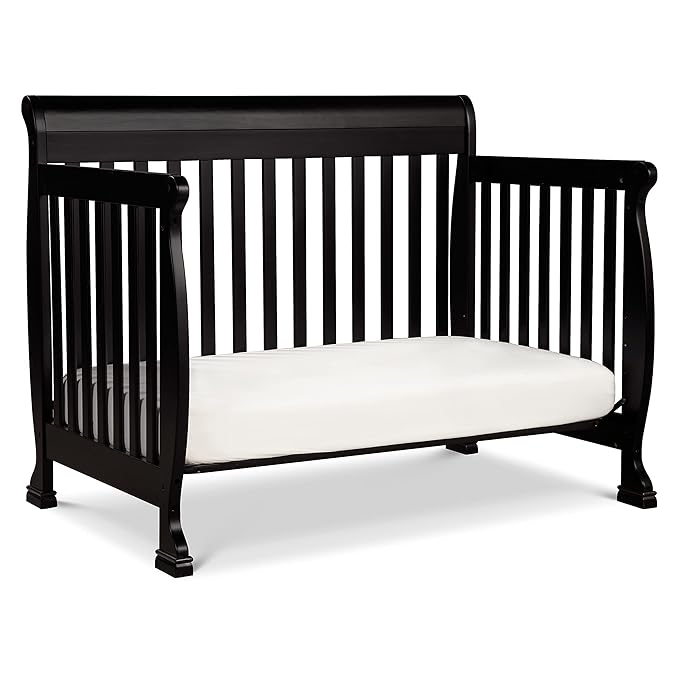 DaVinci Kalani 4-in-1 Convertible Crib in Ebony, Greenguard Gold Certified