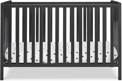 Delta Children Heartland 4-in-1 Convertible Crib, Black