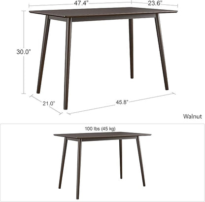 Novogratz Brittany, Walnut Desk