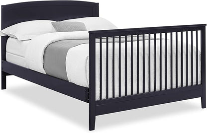 Delta Children Campbell 6-in-1 Convertible Crib - Greenguard Gold Certified, Midnight Grey