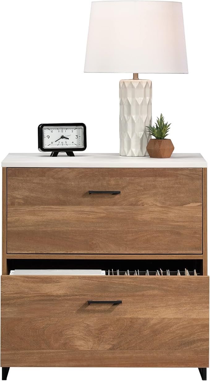 Sauder Tremont Row Lateral File, L: 15.71" x W: 27.95" x H: 29.53", Sindoori Mango