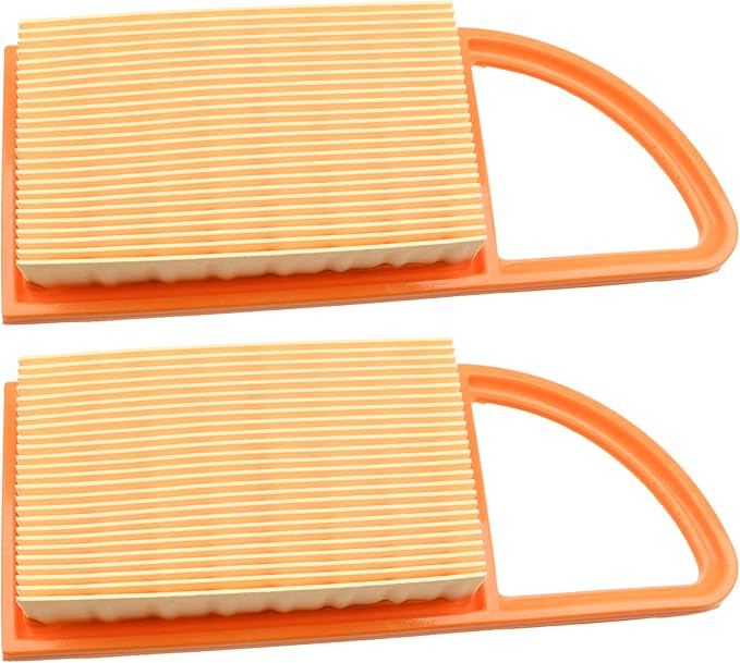 FitBest 2 Pack Air Filter for Stihl Backpack Blower BR500 BR550 BR600 BR700 replaces Part# 4282 141 0300 Pack of 2 Orange