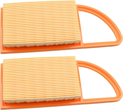 FitBest 2 Pack Air Filter for Stihl Backpack Blower BR500 BR550 BR600 BR700 replaces Part# 4282 141 0300 Pack of 2 Orange