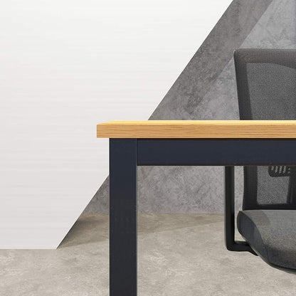 SDHYL 47 inches Contemporary Computer Desk Spacious Workstation Sturdy Writing Desk Meeting Desk, S7-GCP2AC3-120TB