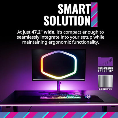 Cooler Master GD120 ARGB PC Desk, Gaming Table