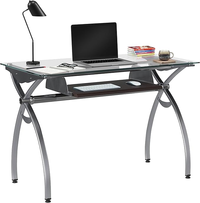 NicBex Laik-DW-00054-DX Desks, 43.25" W x 22.5" D x 29.5" H, White