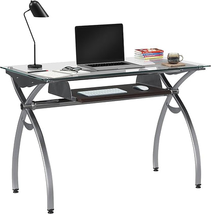 NicBex Laik-DW-00054-DX Desks, 43.25" W x 22.5" D x 29.5" H, White