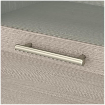 Bush Furniture Somerset 72W Desk Hutch in Sand Oak