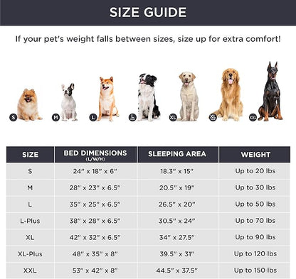 Bedsure Orthopedic Dog Bed for Large Dogs - Big Washable Calming Dog Sofa Beds Large, Supportive Foam Pet Couch Bed with Removable Washable Cover, Waterproof Lining and Nonskid Bottom, Misty Grey
