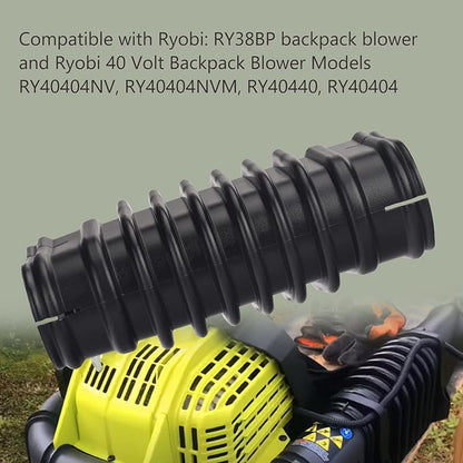 580473001 Replacement Flex Tube for Ryobi RY38BP 38cc backpack blower and Ryobi 40 Volt Blower Models RY40404NV, RY40440, RY40404 - for Ryobi leaf blower parts