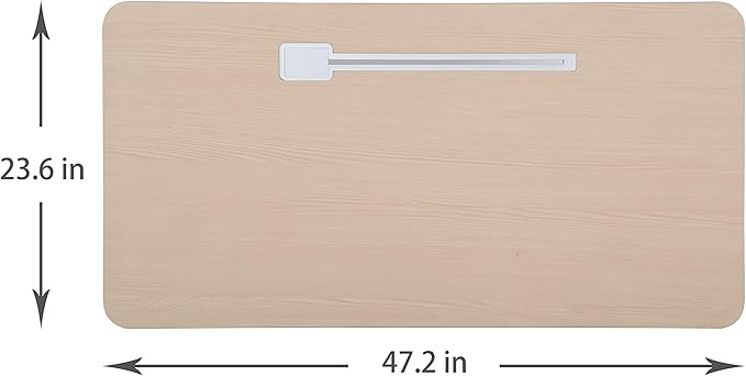 ApexDesk 47" Computer Desk, Modern Simple Style Desk for Home Office, Study Student Writing Desk - Oak