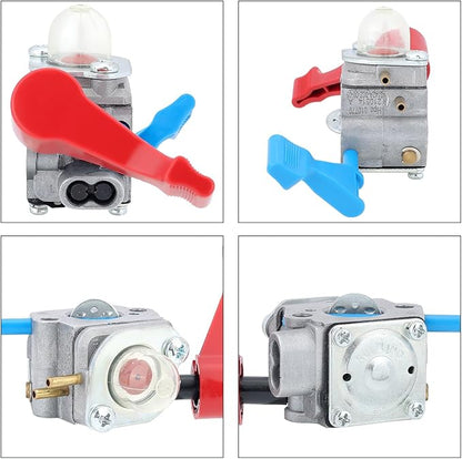 C1U-W12A Carburetor for Poulan FL1500 FL1500LE Leaf Blower C1U-W12B Gas Leaf Blower Carb Craftsman 952711486 530071629 with Filter Repower Kit Spark Plug