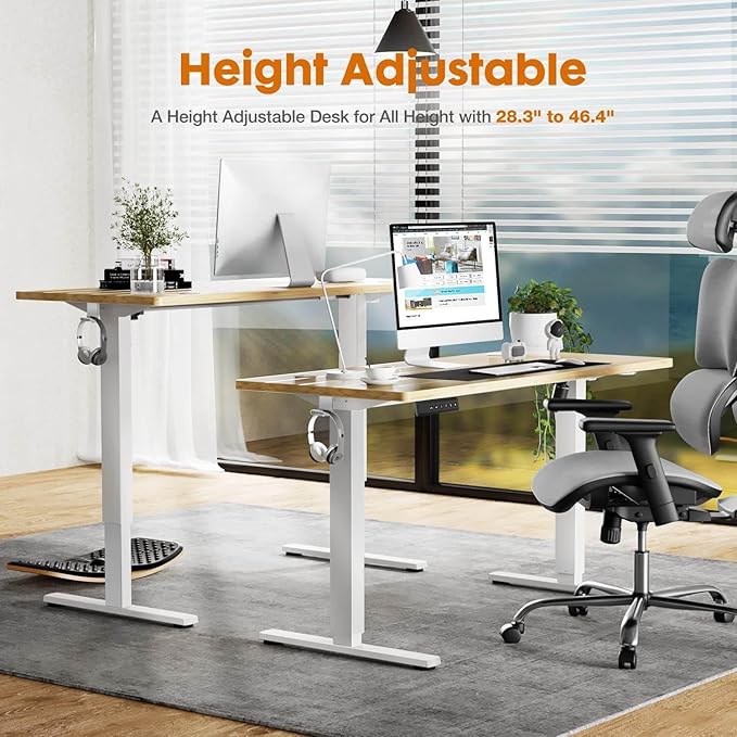 NicBex Laik-DW-00019-DX Desks, 39" W x 23" D x 28" H, Yellow