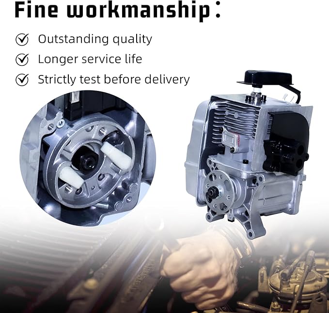 EBZ8500 Complete Engine Shortblock Assembly Compatible with Redmax EBZ8500 EBZ8500RH 577424401 Backpack Blower