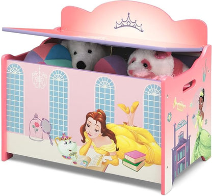 Delta Children Deluxe Toy Box, Disney Princess