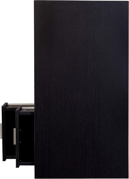 OneSpace Adina 2 Drawers Writing Desk, Black