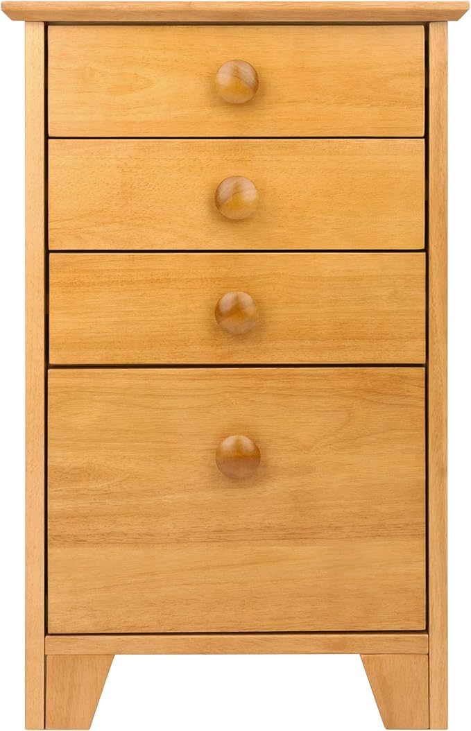 Winsome Studio File Cabinet, Honey
