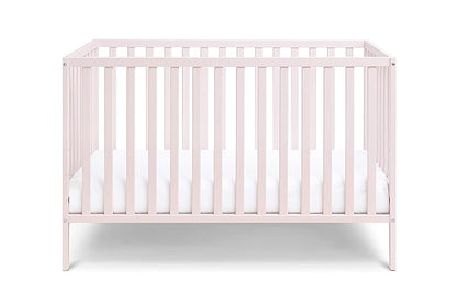 Suite Bebe Palmer 3 in 1 Convertible Crib - Quick Ship, Pastel Pink