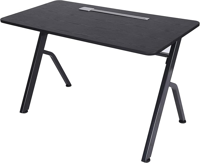 ApexDesk 47" Computer Desk, Modern Simple Style Desk for Home Office, Study Student Writing Desk - Black