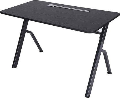 ApexDesk 47" Computer Desk, Modern Simple Style Desk for Home Office, Study Student Writing Desk - Black