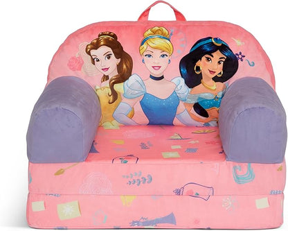 Delta Children Cozee Buddy Flip-Out Kids Chair, Disney Princess