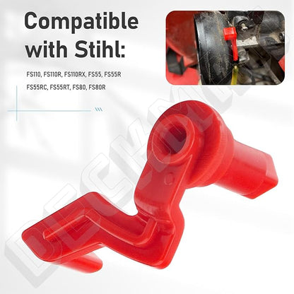 DECKMAN 576594801 Choke Levers Part for Blower EBZ7500, EBZ8500, RedMax, Echo, Husqvarna 570BTS, 570BFS, 580BTS, 580BF,S EBZ7500, EBZ8500 Blower, Stihl FS110, FS110R FS55RC Trimmer 3 Pack