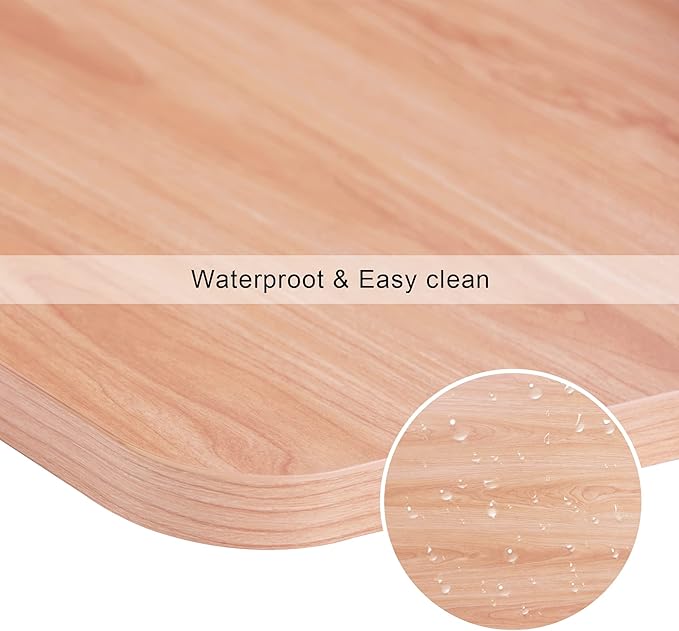 Fromann 55 x 27 inch Table Top for Adjustable Home Office Standing Desk Frames (Light Wood)