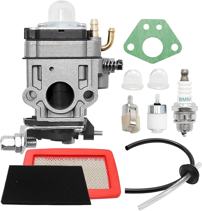 WYK-66 Carburetor with 544271501 Air Filter Replacement for RedMax Backpack Leaf Blower EB4300 EB4400 EB4401 EB431 EB7000 EB7001