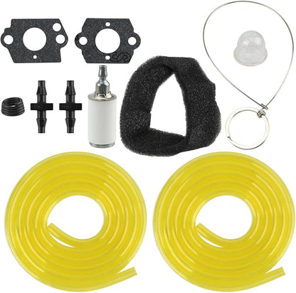 308054121 Carburetor Fits for Ryobi RY25AXB 25cc Gas Jet Fan Blower with Gasket Fuel Line Filter