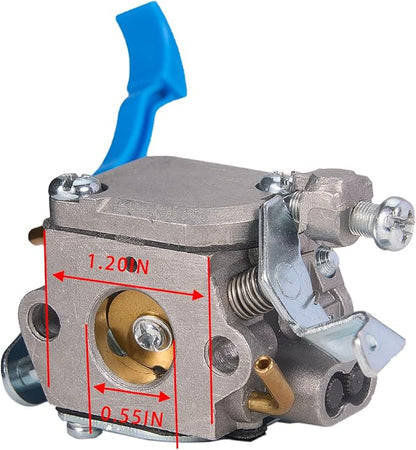 590460102 545081811 Carburetor for Husqvarna 125B 125BX 125BVX Leaf Blower Trimmer for Zama C1Q-W37 Carb 545 08 18-11 545112101 581798001 with Air Filter Fuel Line Kit