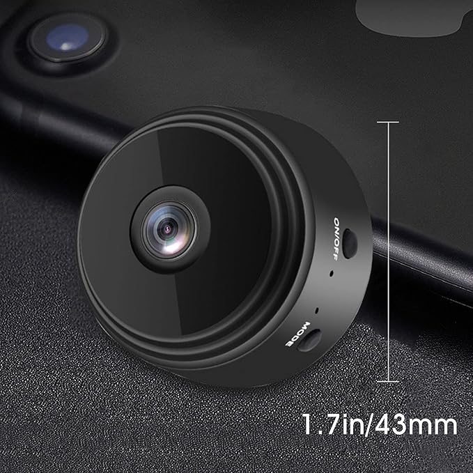 Secret Camera Spy Camera WiFi Home Security Camera Mini Hidden Camera Video Recorder Night Vision Live Feed Playback Phone App Control Nanny Cam Pet Camera