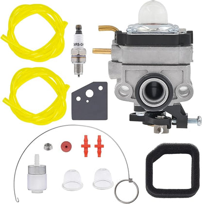 753-05908 Carburetor Kit for Troy-Bilt TB4SC Yard Man YM45SC Fits HB425 BV428 Craftsman 4-Cycle 25cc Handheld Blower Gas Blower Carb