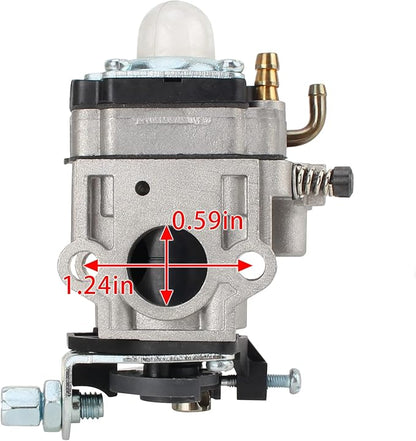 Carbhub 967086901 Carburetor for Poulan Pro PR46BT PR48BT BP400 PR2322 BP402 967086901 150032738 530058436 Eskimo Mako M43 M43Q8 Viper 43cc Engine Southland SCV43 SEA43 Earth Auger Carb 62100-81010